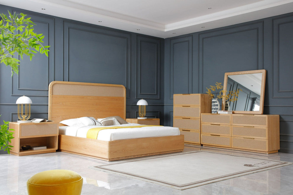 Modrest Gavin Modern Natural Ash Mirror