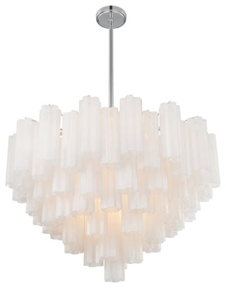 Crystorama Lighting Group ADD-316-WH Addis 16 Light 32"W - Polished Chrome