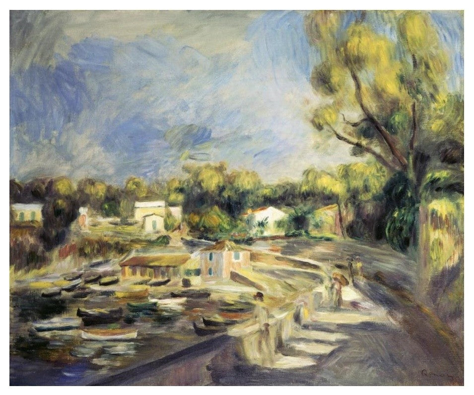 "Scenery in Cagnes (Paysage a Cagnes)" Print by Pierre-Auguste Renoir, 24"x20"