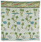 Blue Safari Hippo Rainbow Zebra Striped Fabric Shower Curtain 70 X 72 Inch