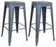 Amerihome Indoor/Outdoor 30" Metal Bar Stools, Set of 2