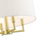Satin Brass Timeless, Transitional, Pendant Chandelier