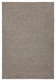 Quina Handwoven Contemporary Shag Rug, Silver, Rectangular 5'x7'6