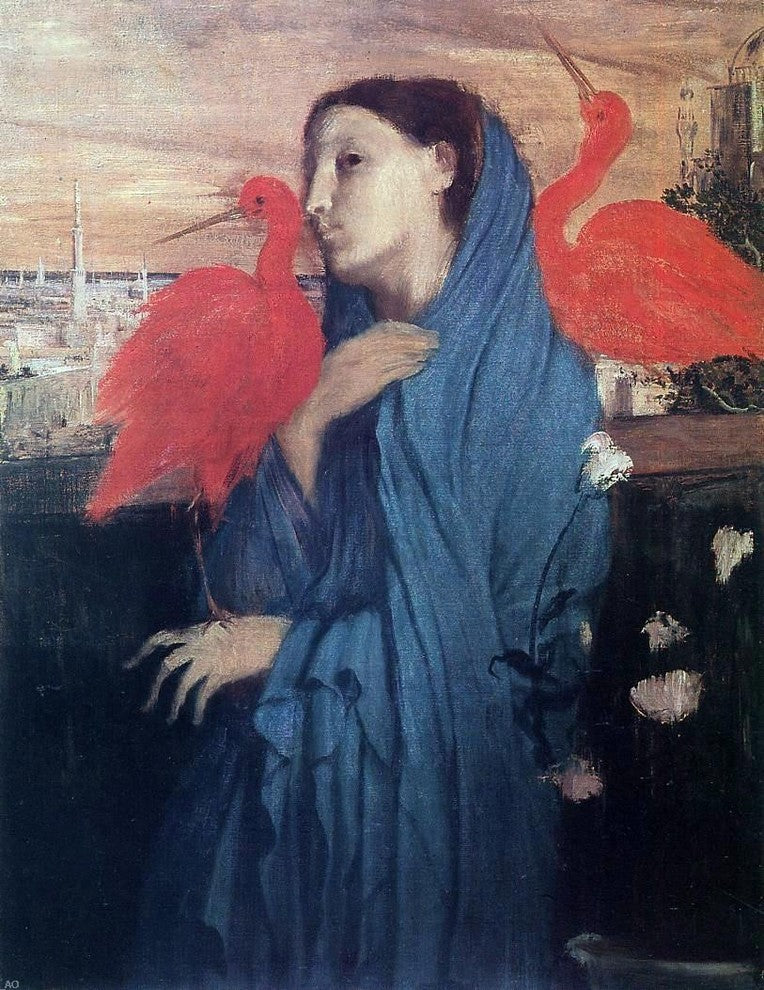 Edgar Degas Woman on a Terrace Wall Decal