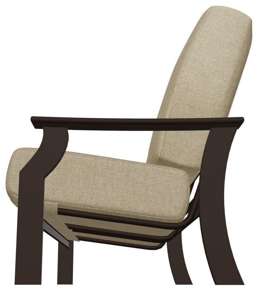 St. Catherine Deep Seat Outdoor Loveseat, Blend Sand Pat/Kona