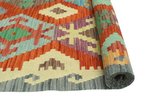 Sangat Flatweave Amaya Red/Purple Rug, 6'9 x 9'9