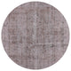 Ahgly Company Indoor Round Mid-Century Modern Area Rugs, 4' Round