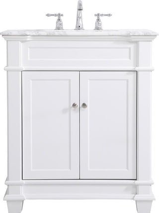 Transitional White 30" Vanity