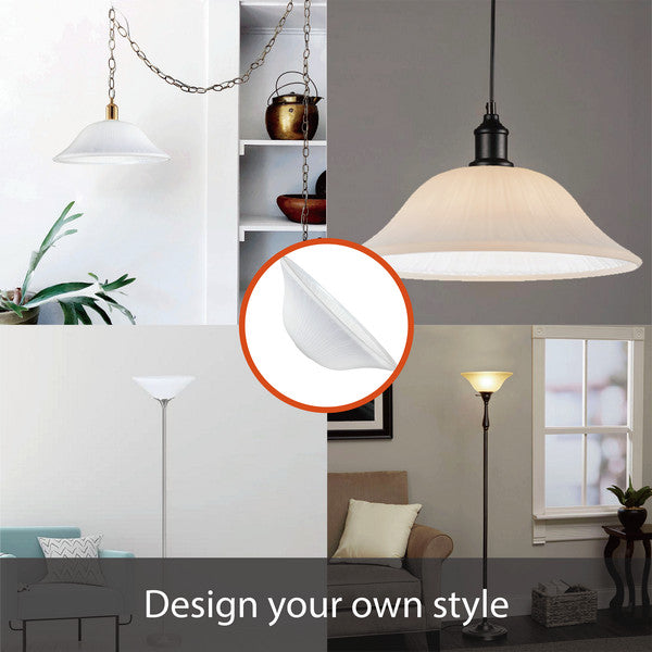 23101-31 Replacement Alabaster Torchiere Lamp Glass(42mm) Shade