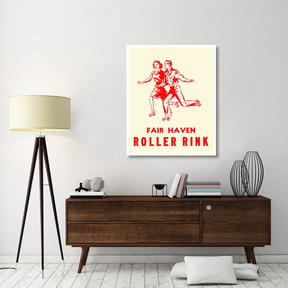 "Fair Haven Roller Rink" Digital Paper Print by Retrorollers, 37"x46"