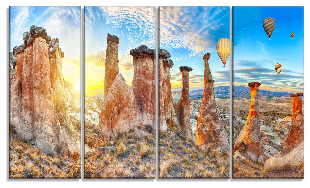 "Mushrooms" Canvas Print, 4 Panels