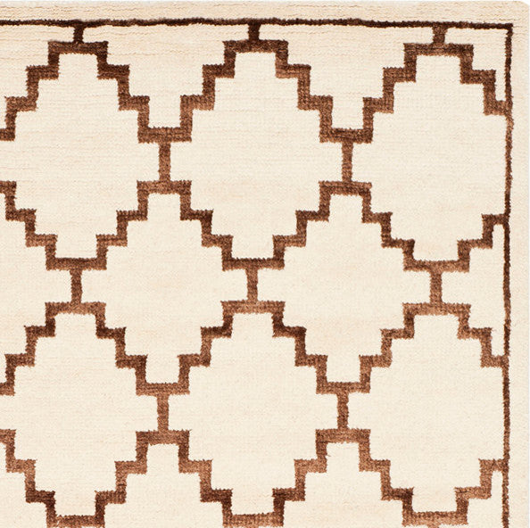 Safavieh Mosaic Mos160A Ivory, Brown Area Rug