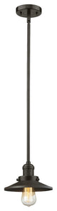 Railroad 1-Light LED Mini Pendant, Oil Rubbed Bronze