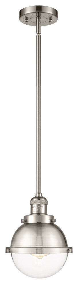 Innovations 201S-SN-HFS-62-SN-LED Hampden 1 Light Pendant, Brushed Satin Nickel