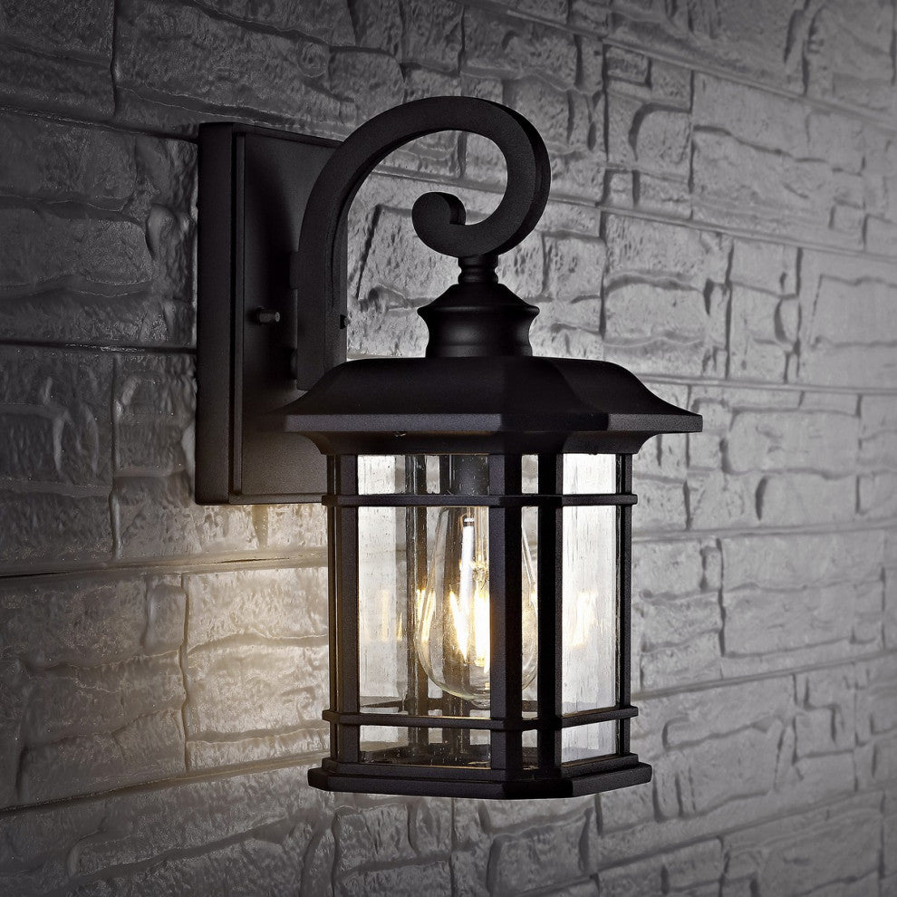 Safavieh Lolia Outdoor Wall Lantern Black