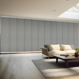 Lucienne 12-Panel Track Extendable Vertical Blinds 140-260"W