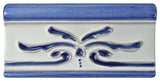 Novecento Cenefa Evoli Ceramic Wall Trim Tile, Cobalto
