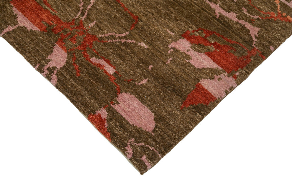 Rug N Carpet - Hand-Knotted Oriental 10' x 13' 9" Pastel Oushak Area Rug