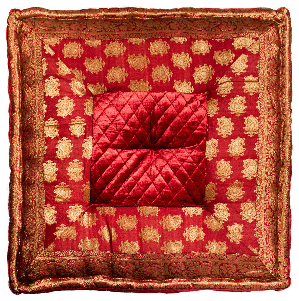 Sumatra 24"x24", Burgundy