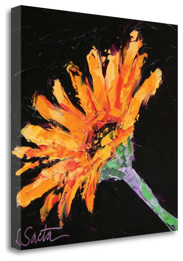 "Orange Blossom" By Leslie Seata, Giclee Print on Gallery Wrap Canvas