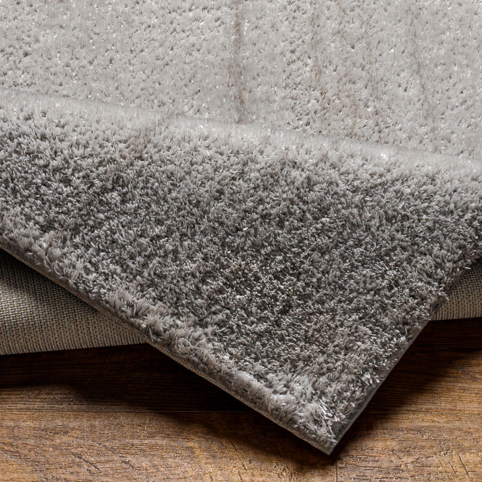 Cloudy shag CDG-2303 Gray Machine Woven 7'10" x 10' Rug