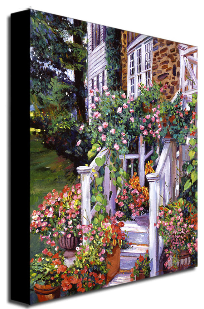 'A New England Visit' Canvas Art by David Lloyd Glover