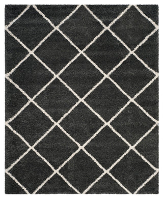 Safavieh  Hudson Shag Rug, Dark Gray/Ivory, 9'x12'