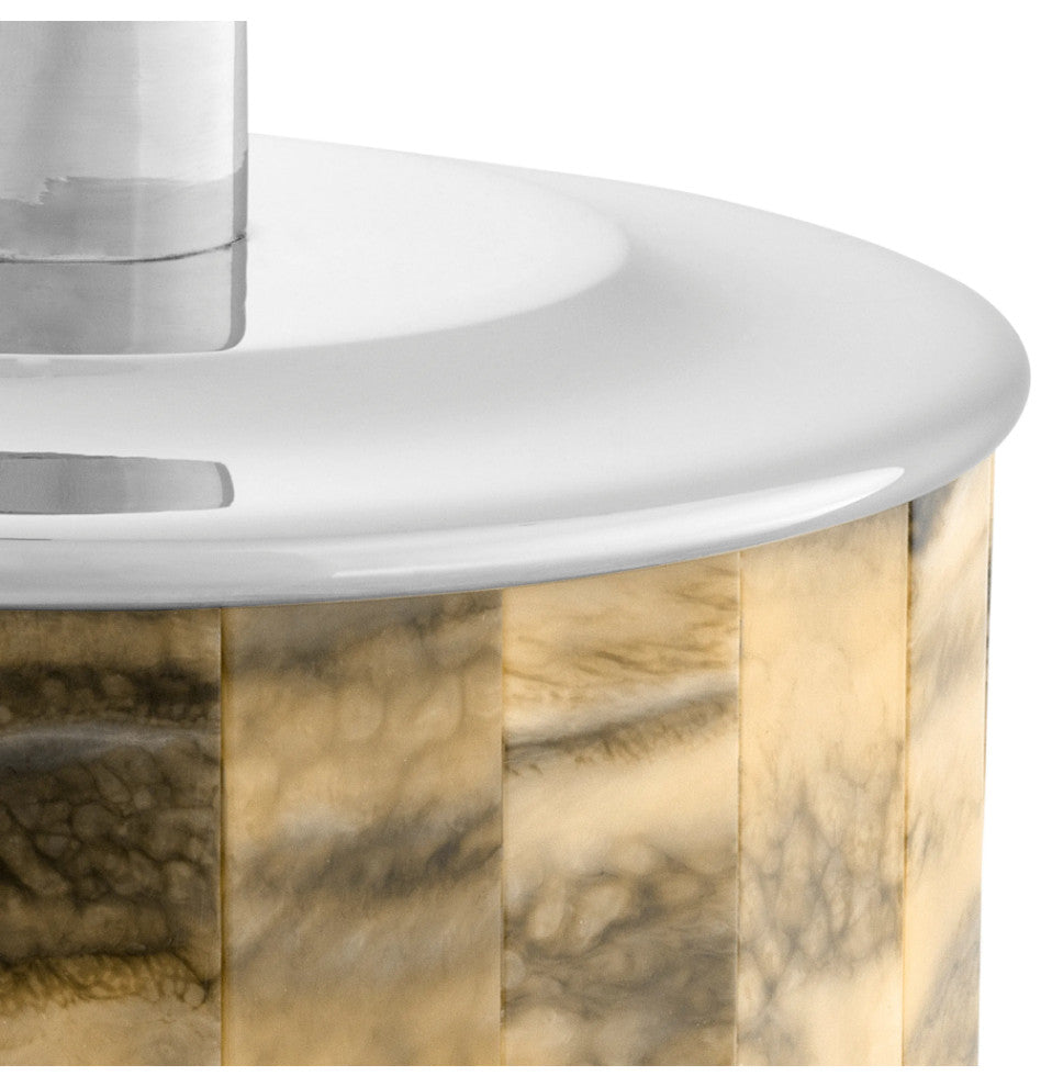 Contemporary Faux Horn Lighter | Eichholtz Bonham, Silver
