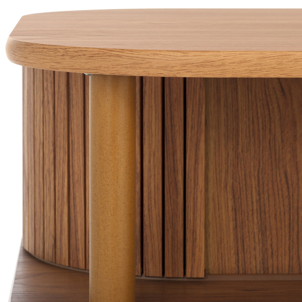 Safavieh Tealla Coffee Table, Oak/Gold