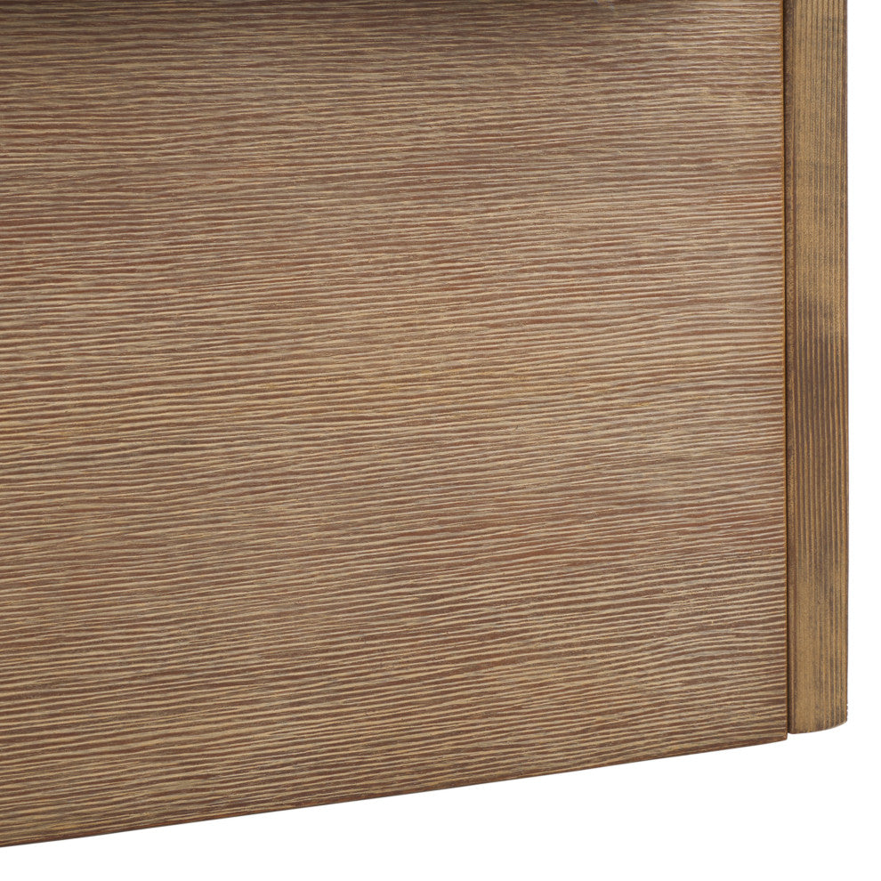 Safavieh Couture Vincent Wood Chaise Lounge Chair, Natural/Navy