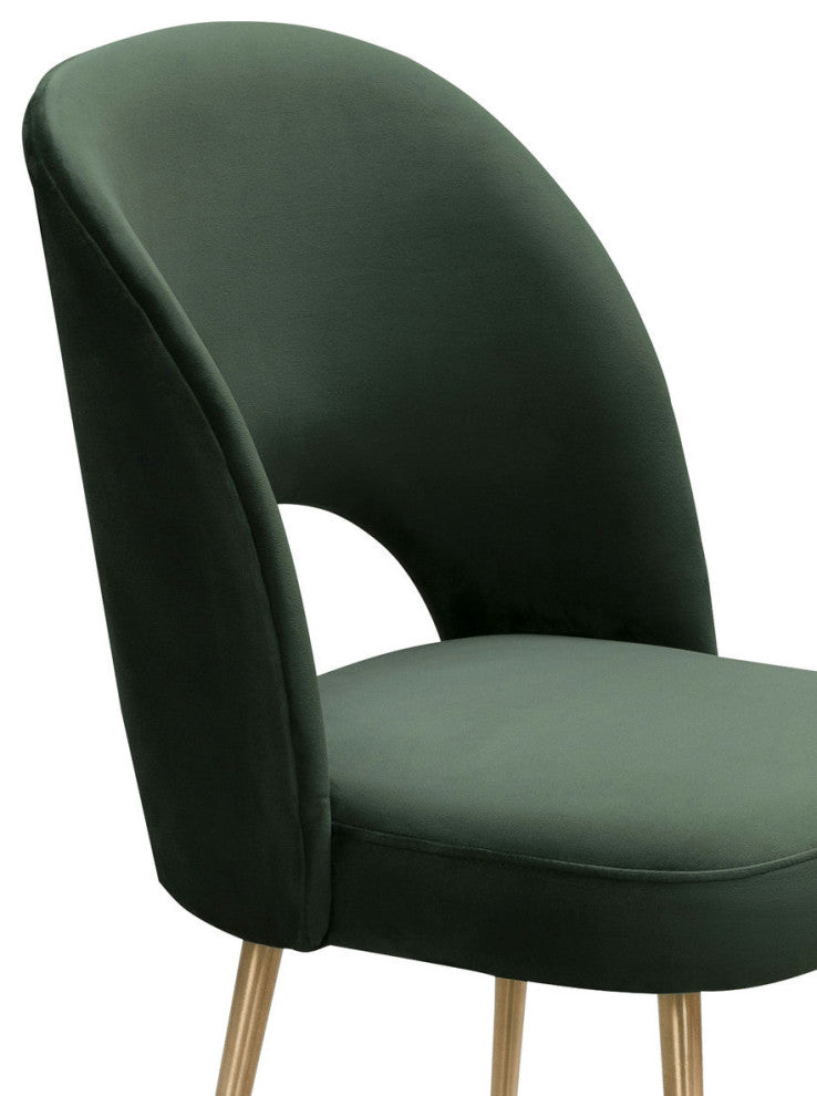 TOV Furniture Swell Forest Green Velvet Chair