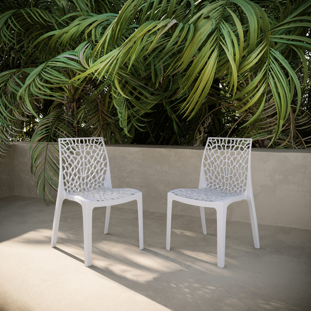 Karissa Weatherproof Chair, Set of 2, White