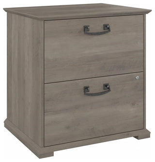 Homestead Farmhouse Lateral File Cabinet in Driftwood Gray - Engineered Wood