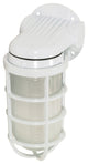 1 Light 11" Industrial Style Wall Mount With Frosted Glass