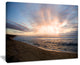 "Sunrise Over Indian Ocean Waters" Seashore Canvas Wall Art, 40"x30"