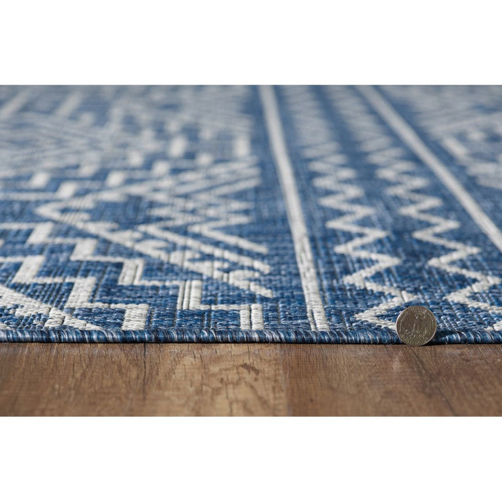KAS Provo 5778 Blue Quinn Area Rug, 7'10"x10'10"