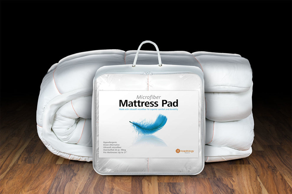 Hospitology Heavenly Microfiber Down Alternative Mattress Pad, King