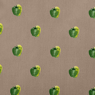 Peppers Pattern Decorative Throw Pillow, Doe, 16"x16"