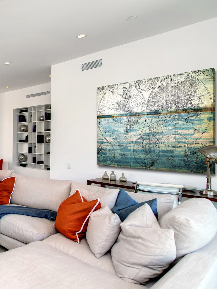 "Round and Round" Fine Art Canvas Print, 45"x30"