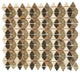 12.25x10.5 Serpentine Glass Tile, Shades of Earth and Marble