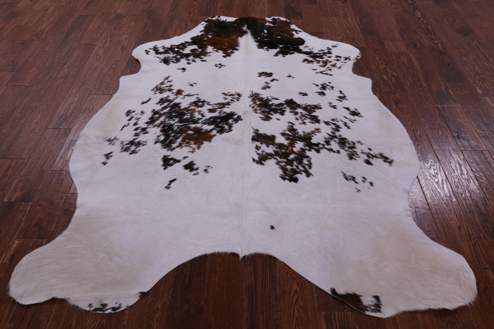 Organic Natural Hair-On Cowhide Area Rug 7' 1" X 5' 7" C1444