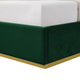 Inspired Home Marceline Bed Upholstered, Hunter Green Velvet King