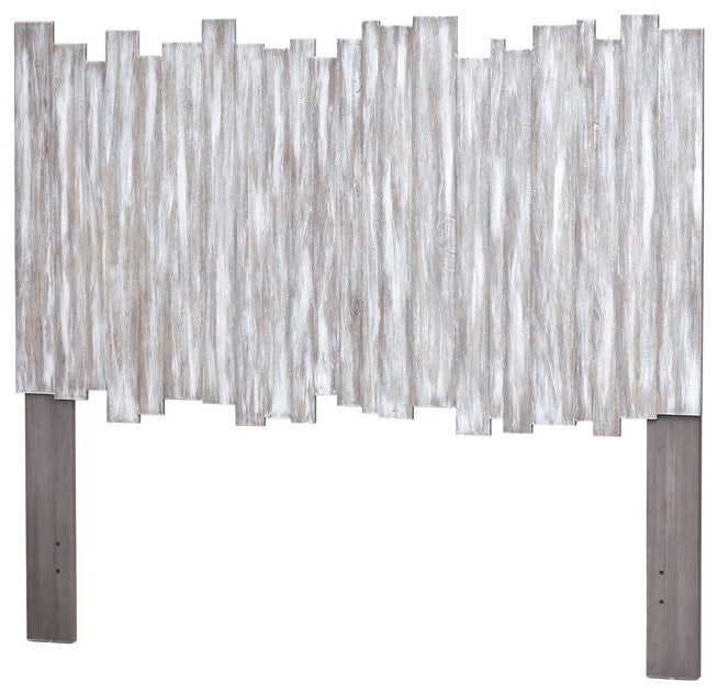 Picket Fence Twin Headboard, Distressed Gray