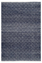 Safavieh Boston 8' X 10' Hand Woven Cotton Pile Rug in Navy