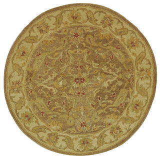 Safavieh Antiquities at311a Rug, Brown/Gold, 6'0"x6'0" Round
