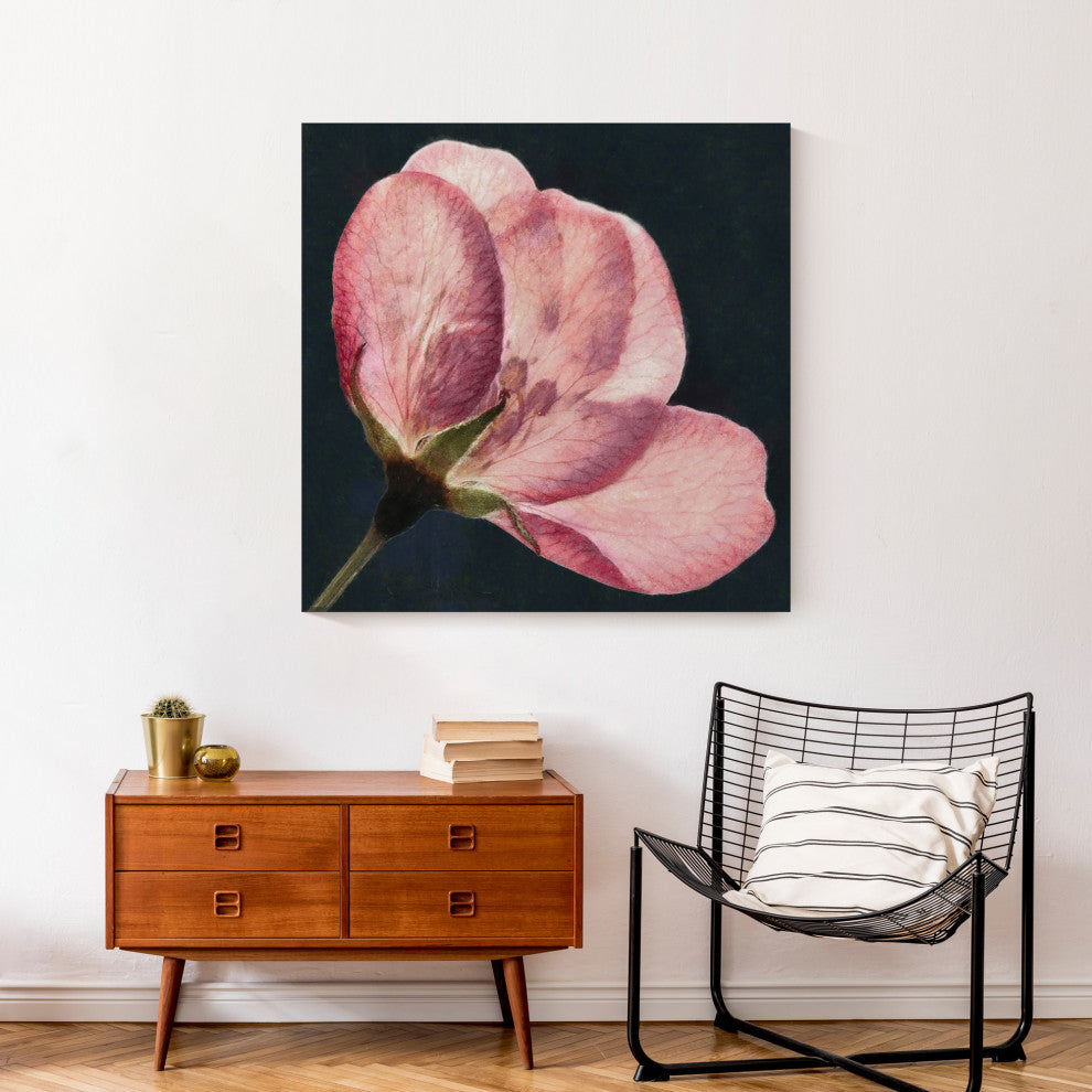 Big Flower Print 30x30 Canvas Wall Art