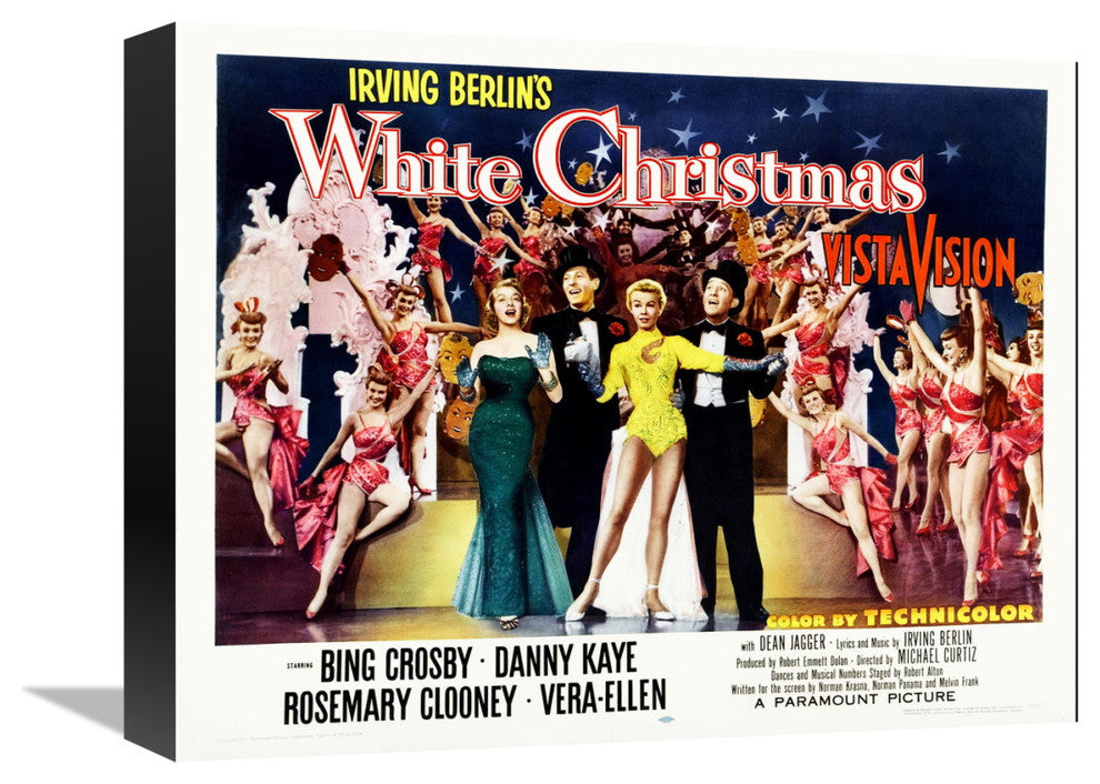 "White Christmas" Stretched Canvas Giclee by Hollywood Photo Archive, 16"x13"