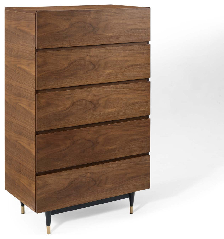 Caima 6-Piece Bedroom Set Walnut