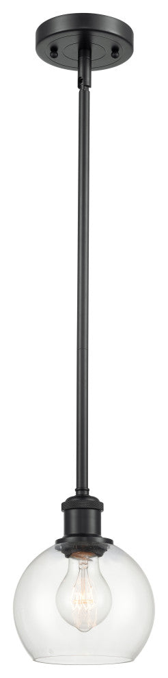 Innovations Lighting 516-1S-BK-G122-6-LED Athens 1 Light 6" Mini Pendant