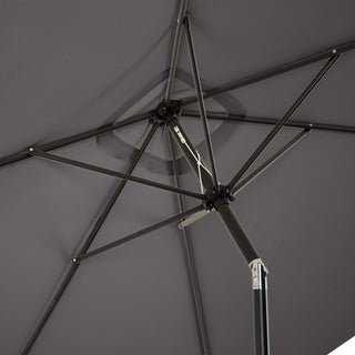Pure Garden 10' Rectangular Patio Umbrella, Gray
